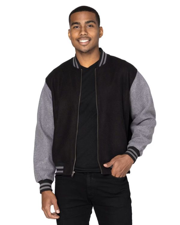 Custom varsity jacket design by OM Clothing